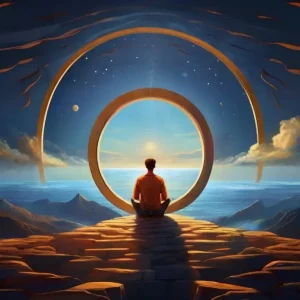 a-man-meditating-facing-the-horizon